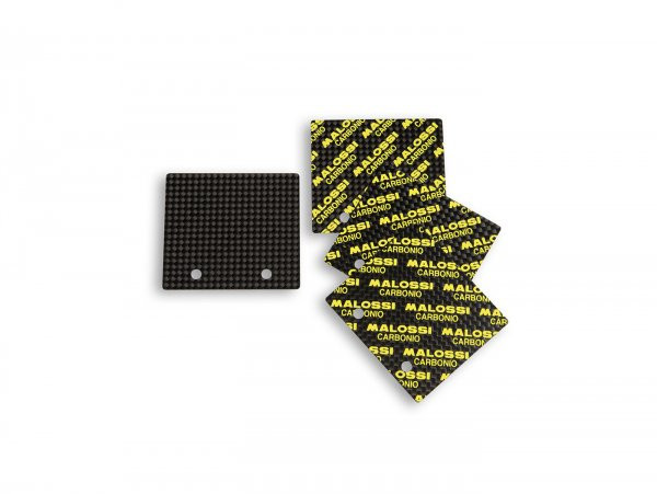 Membraanplaatjes Malossi 0,23-0,28mm 45° Vl18 Carbon/carbonio