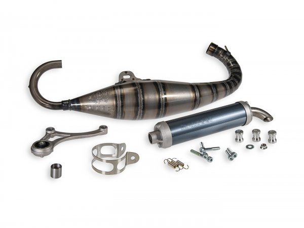 Exhaust Malossi Mhr Team 3,testa Rossa, Cone Ø47,6mm Piaggio 50cc 2stroke