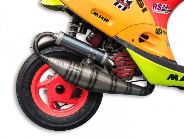Uitlaat Malossi MHR Team 3,Testa Rossa, RC-One Ø52mm- Piaggio 50 cc 2-Takt