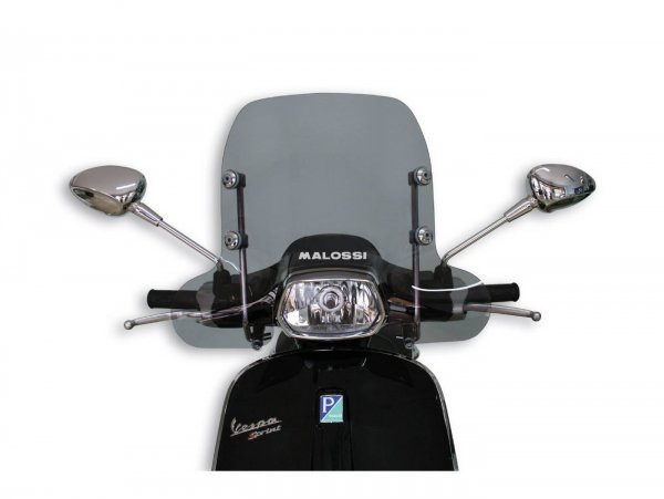 Flyscreen Malossi Mhr, W=540mm, H=400mm Vespa Sprint 50150cc  Smoked