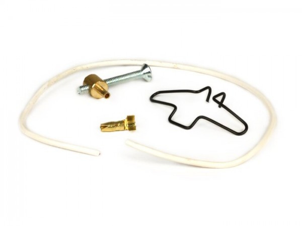 Set Earth Wire And Screw Adjuster Spring For Headlight Lambretta