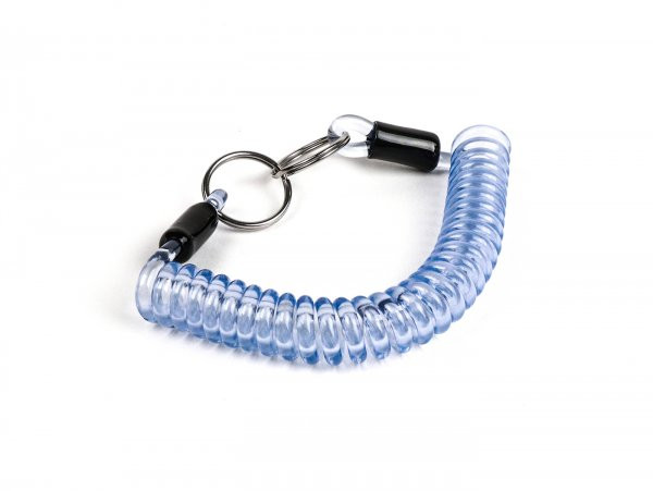 Key Ring Moto Nostra Spiral Length 150mm  Blue