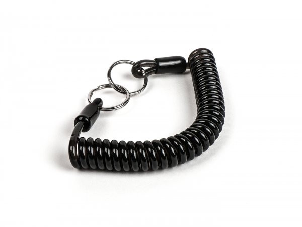 Key Ring Moto Nostra Spiral Length 150mm  Black