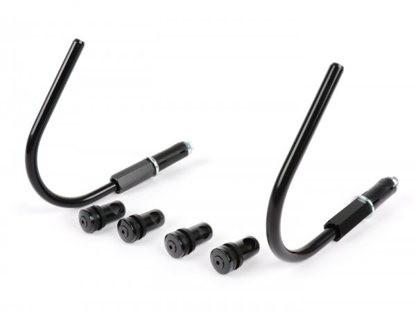 Bracket For Flyscreen Moto Nostra, W=300mm, H=105mm  Black