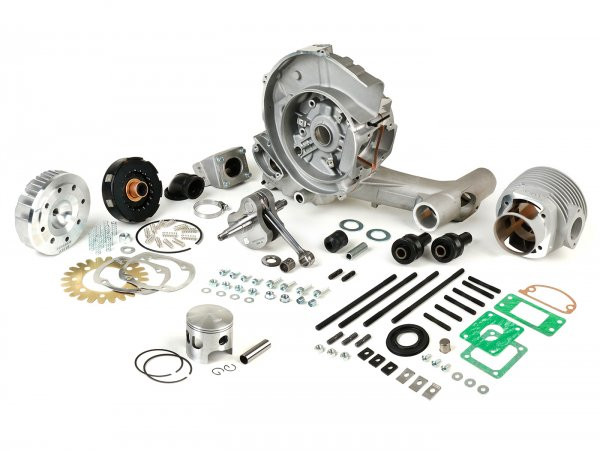 Tuning Kit (engine Casing, Crankshaft, Clutch, Cylinder) Pinasco 260 Cc Slave, Reed Valve Intake