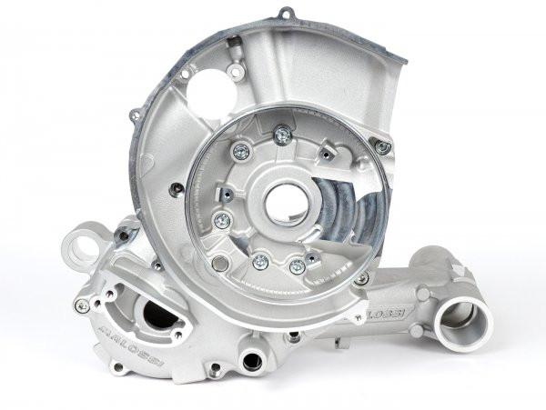 Engine Housing Malossi Vrone, Reed Inlet (only Engine Housing, Without Intake Manifold, Without Reed Block, Without Bearings, Without Silent Rubbers Vespa Px200 Elestart