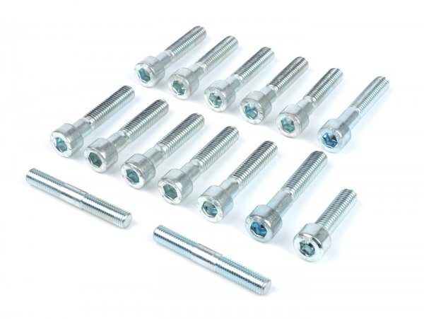 Engine Bolt Set For Engine Housing Malossi Vone/vrone Vespa Px