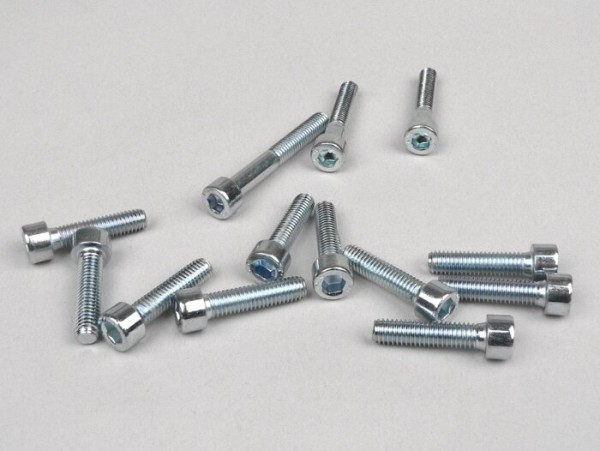 Engine Screw Set Tnt Minarelli  Chrome