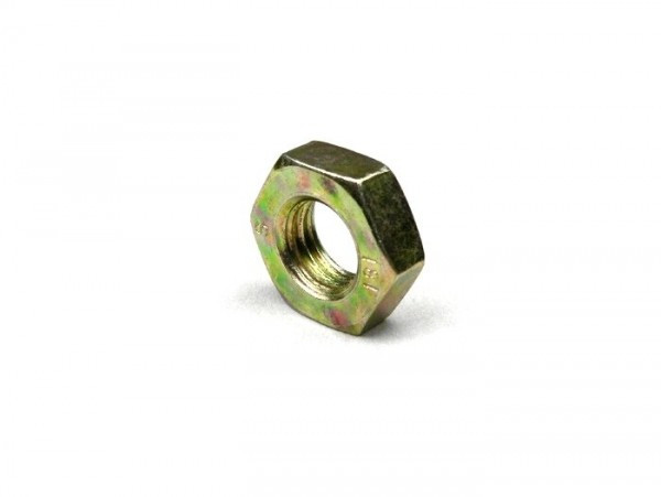 Nut Din 934 M10 X 1.25  Yellow Galvanised