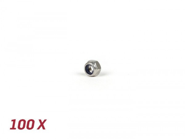 Selflocking Nut Din 985 Inox 100 Pcs  M5