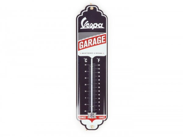 Thermometer -nostalgic Art- Vespa "garage", 65x280mm