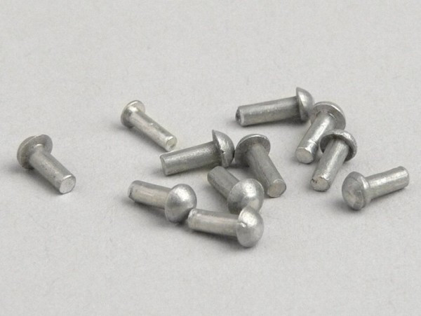 Rivets Ø=1.7x4mm Vespa For Legshield Badge  10 Pcs