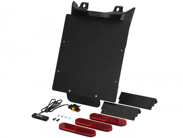 License Plate Holder And Licence Plate Light, Unpainted Moto Nostra, Fully Xl