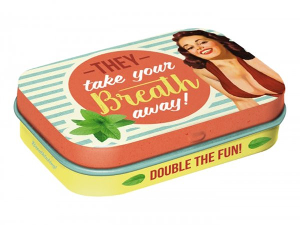 Pillbox Nostalgic Art "take Your Breath Away"  4x6x2cm