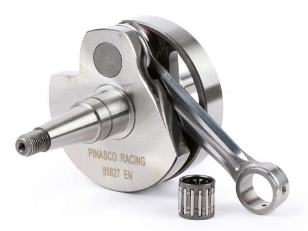 Crankshaft Pinasco Racing, Rotary Valve, Stroke 60mm, Conrod 110mm  Extra Wide Crank Web (17.95mm) For Engine Case Pn26482041