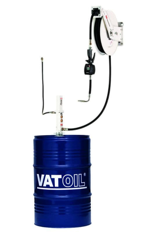 Pneumatische Oliepomp-Installatie Met Haspel