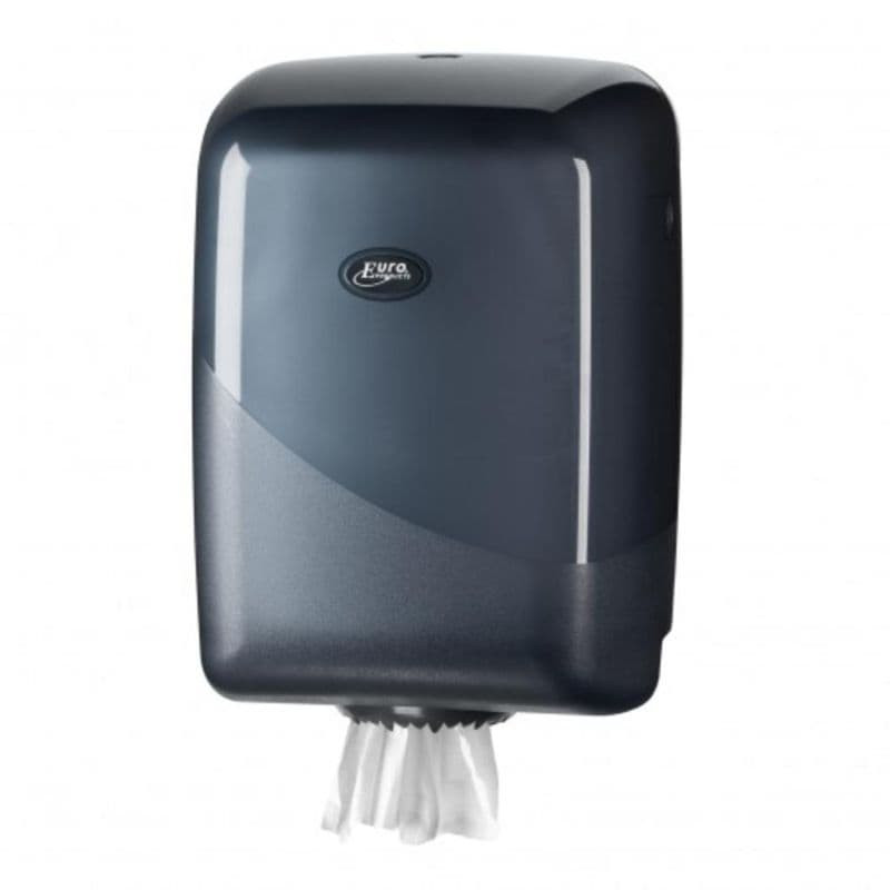 Poetspapier Midirol Dispenser Zwart
