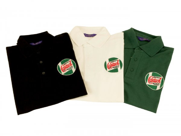 Poloshirt Castrol, Classic Men  Green  L