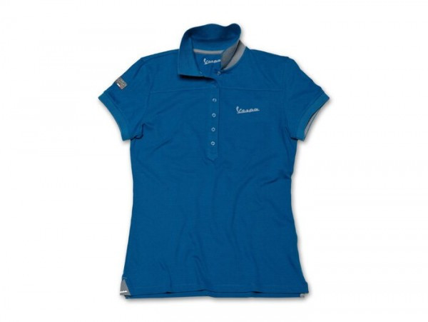 Polo-Shirt Damen -VESPA- blauww - S