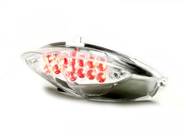 Tail Light BGM Original Smooth Lens 15 Led With Indicator Function Peugeot Speedfight2