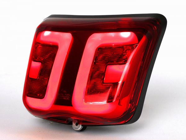 Tail Light, Bezel Matt Black Power 1