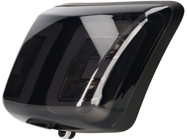 Tail Light Tinted, Bezel Matt Black Power 1
