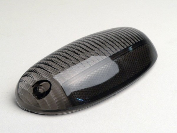 Achterlichtglas bosatta  zwart (Vespa Modern)