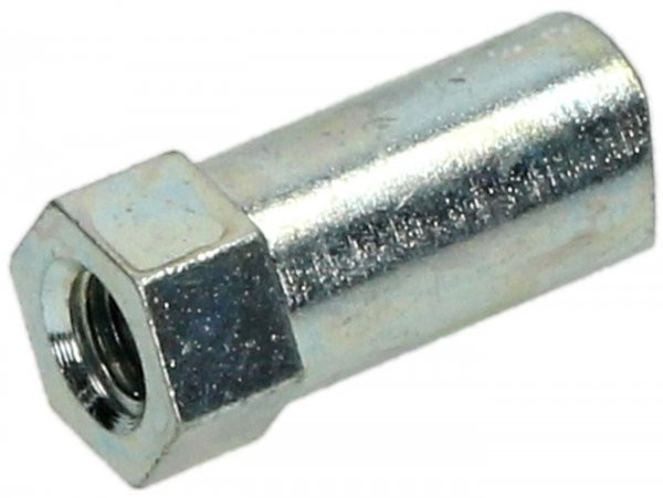 Knurled Nut Brake Cable M6 X 1,0 (used In Piaggio Scooter With Rear Drum Brake)