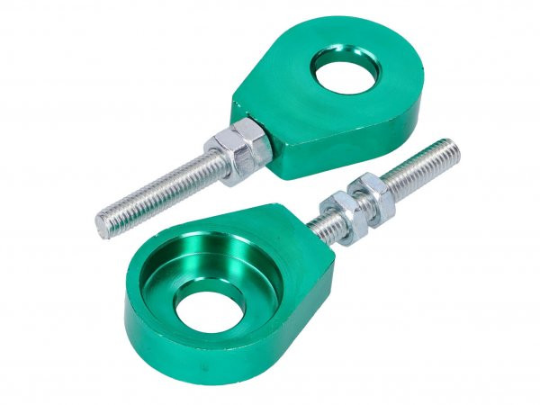Chain Tensioner Set 101 Octane Aluminum Green Anodized 12mm