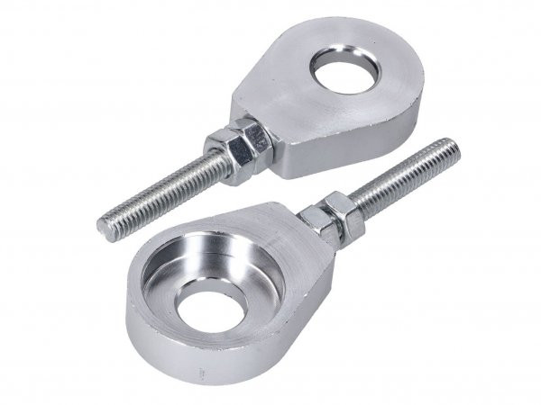 Chain Tensioner Set 101 Octane Aluminum Silver Anodized 12mm
