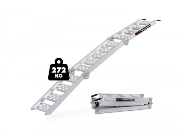 Ramp Foldable Racefoxx, Motorbike / Scooter Aluminium (max Loading 272kg)
