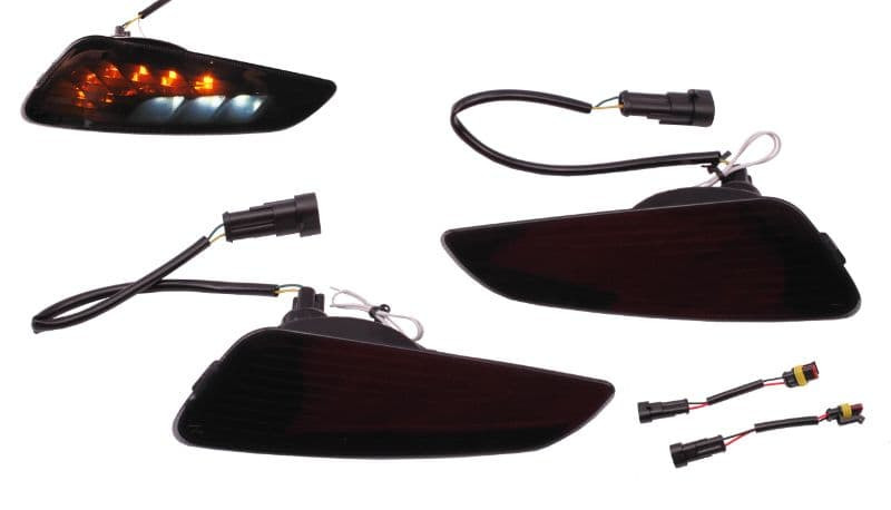 Raw-Set Voor Led + Drl Smoke | Vespa Primavera / Sprint