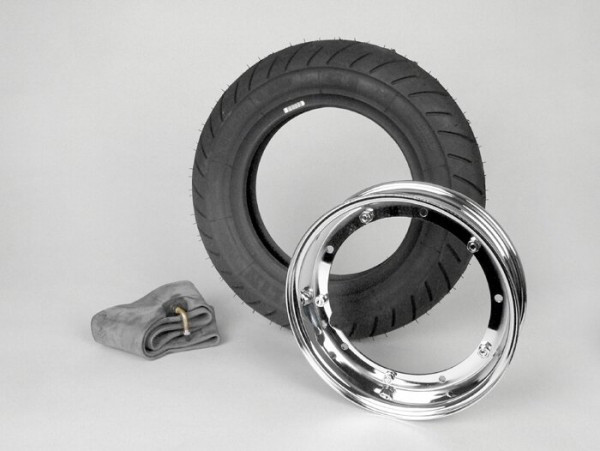 Wheel Vespa Michelin S1  Wheel Rim 2.1010 Chrome