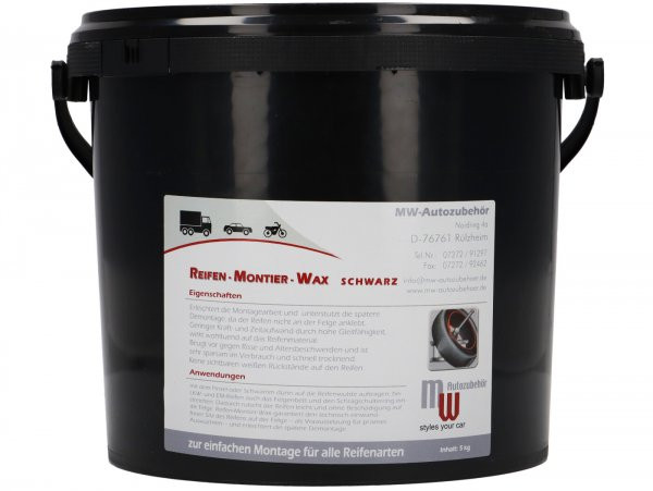 Tire Mounting Paste, Black Econ 5 Kg