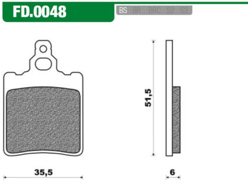 Remblokset New Fren Fd0048