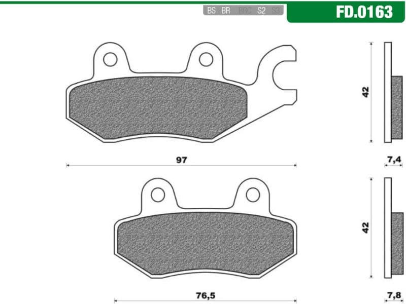 Remblokset New Fren Fd0163