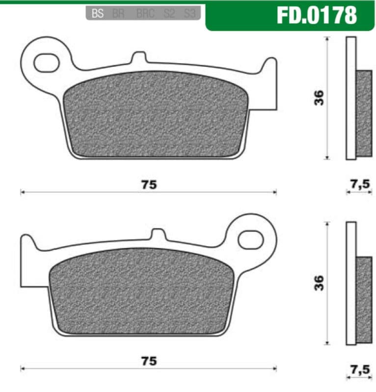 Remblokset New Fren Fd0178