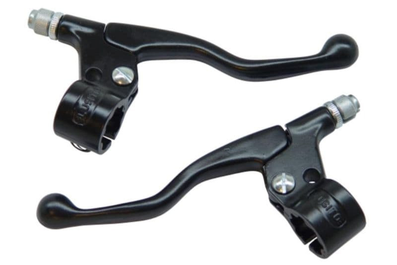 Remgreepset Alu Kort L-R Zwart