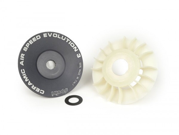 Front Halfpulley Polini Ceramic Air Speed Evolution 3 Piaggio 50 Cc