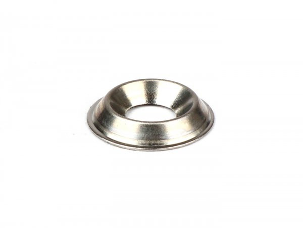 Cup Washer M4  Brass Nickel Plated