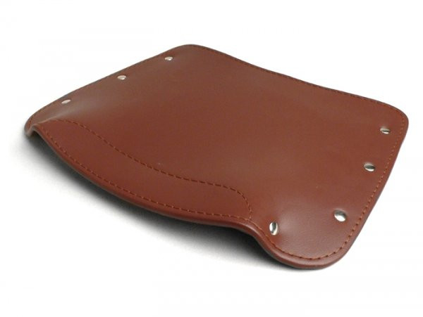 Saddle Cover Lambretta Rear B  Brown