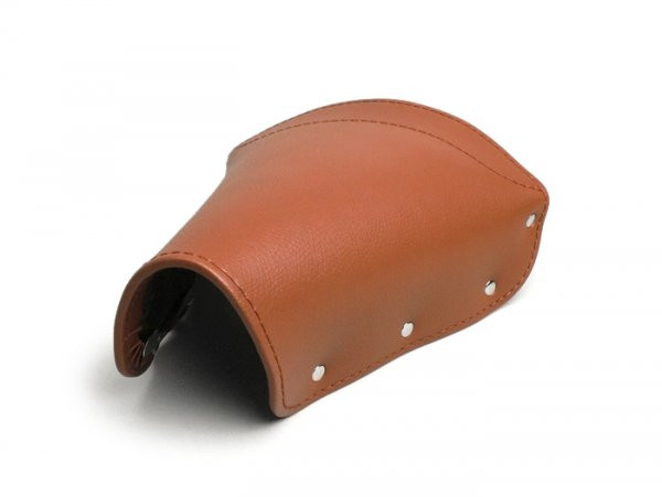 Saddle Cover Lambretta Rear  Brown (rectangular Shape)