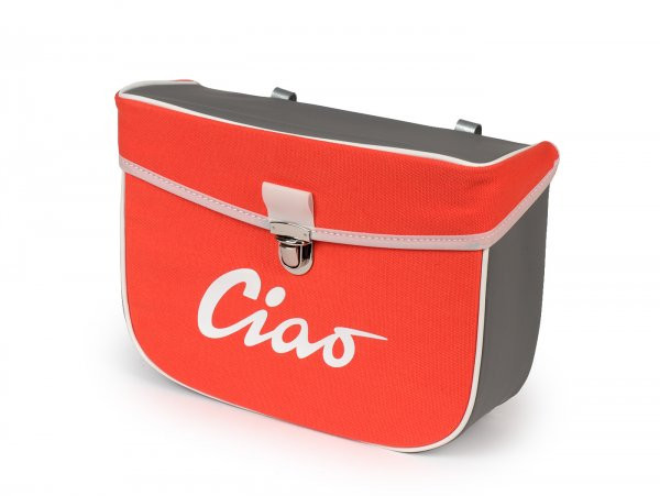 Saddlebag Moto Nostra Ciao Orange Grey