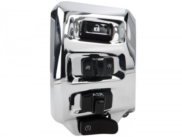 Switch Unit, Chrome, Right Piaggio