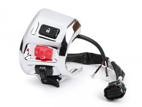Switch Unit, Chrome, Right Piaggio