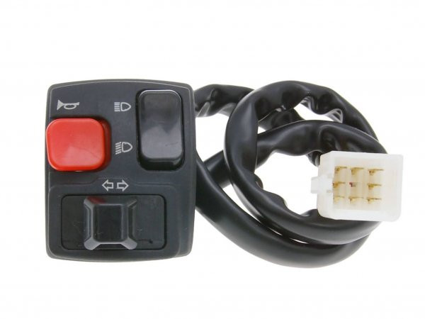 Switch Assembly Left Hand Indicator, High / Low Beam, Horn 101 Octane