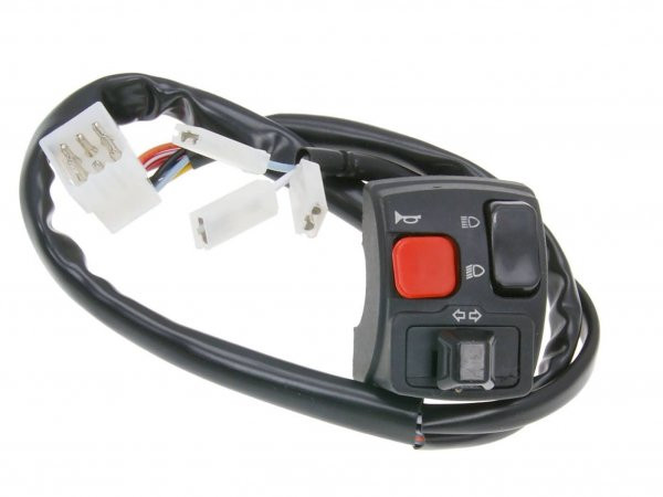 Switch Assembly Left Hand Indicator, High / Low Beam, Horn 101 Octane For Mh Furia Max 2006