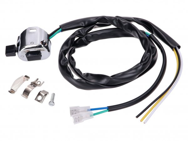 Switch Assembly Chromed Merit Replica Universal W/ Cable 101 Octane