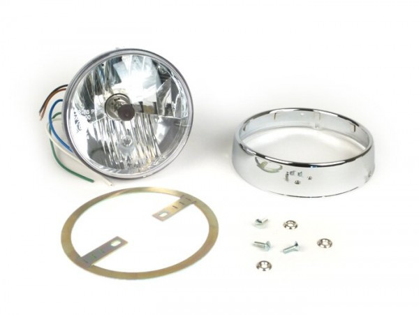 Headlight Set Clear Lens Jockeys 12v 35/35w Hs1 (h4) Lambretta Li (series 3)