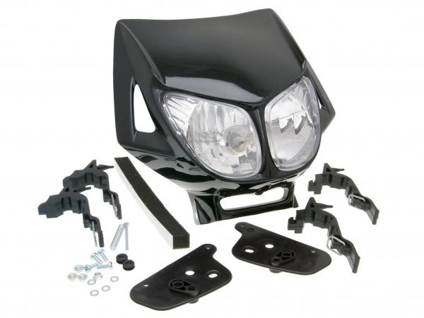 Headlight Mask 101 Octaneenduro Dual Optics Black